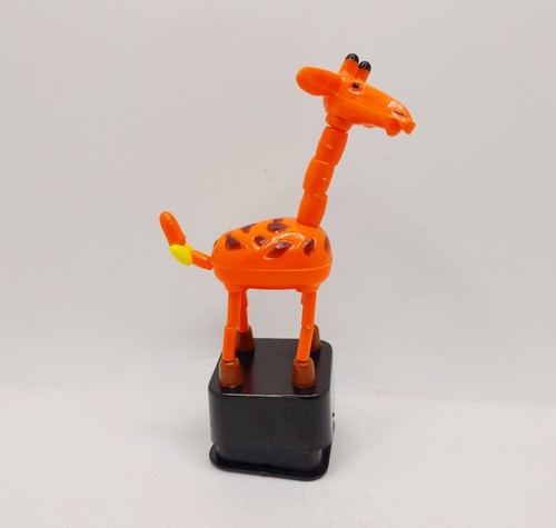 Vintage Push Paddle 1970's Collapsible Giraffe Animal Puppet Marked TM - Picture 1 of 17